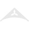 Ekena Millwork Pitch Naple Architectural Grade PVC Gable Pediment, 60"W x 27 1/2"H x 1"P (11/12) GPP060X028X100NAP - alternate 4